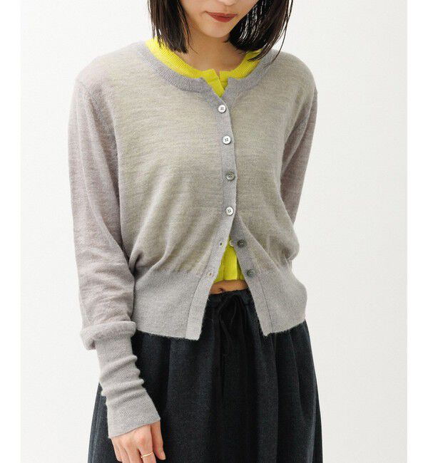 ADAM ET ROPE'「モヘアミックスセットニットカーディガン」|カーディガン|
