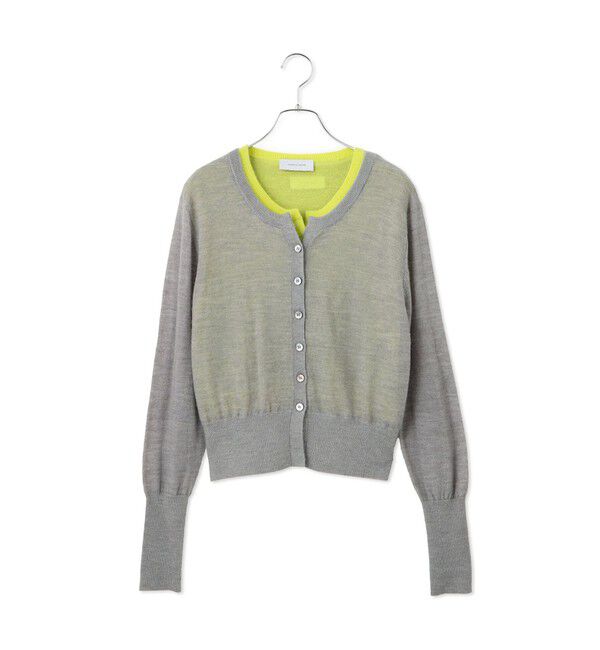 ADAM ET ROPE'「モヘアミックスセットニットカーディガン」|カーディガン|