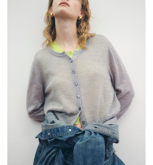 ADAM ET ROPE'「モヘアミックスセットニットカーディガン」|カーディガン|