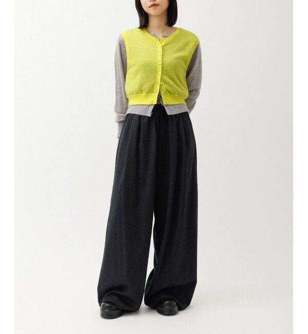 ADAM ET ROPE'「モヘアミックスセットニットカーディガン」|カーディガン|