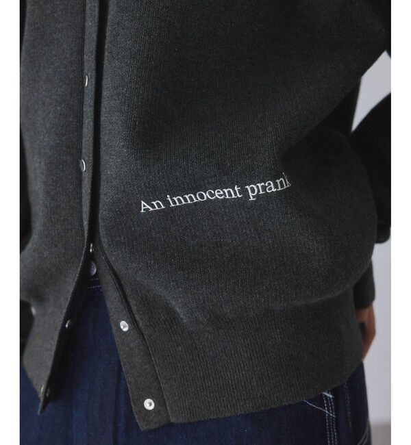 ADAM ET ROPE'「【サステナブル】2WAYスウェットニットカーディガン」|カーディガン|