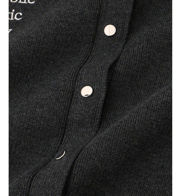 ADAM ET ROPE'「【サステナブル】2WAYスウェットニットカーディガン」|カーディガン|