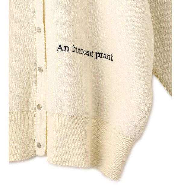 ADAM ET ROPE'「【サステナブル】2WAYスウェットニットカーディガン」|カーディガン|