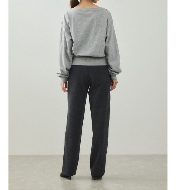 ADAM ET ROPE'「【EMOELLE】ボートネックスウェット」|スウェット・ジャージ|