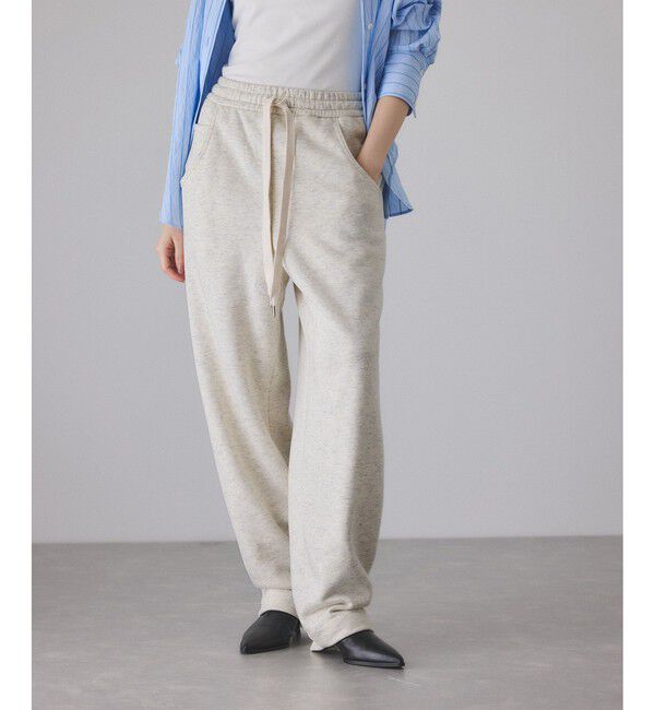 ADAM ET ROPE'「ウールミックスコクーンイージーパンツ」|チノ|キナリ系(18)