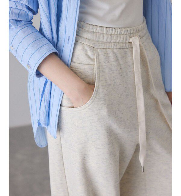 ADAM ET ROPE'「ウールミックスコクーンイージーパンツ」|チノ|