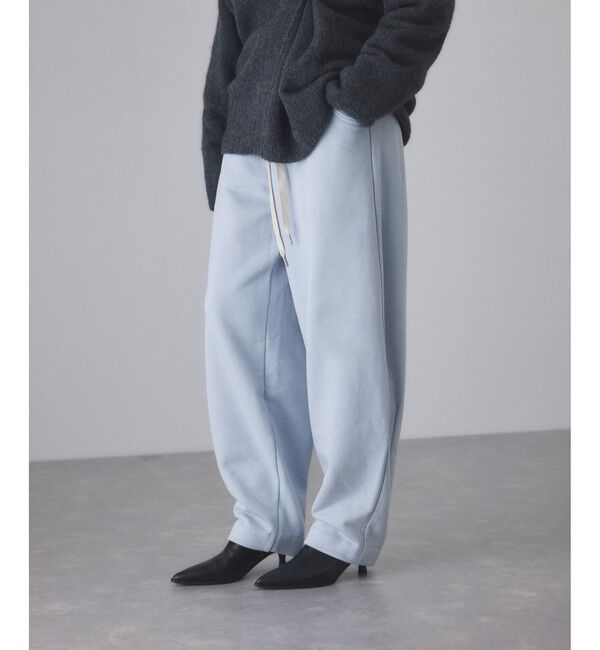 ADAM ET ROPE'「ウールミックスコクーンイージーパンツ」|チノ|