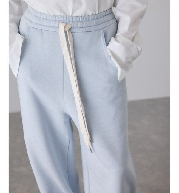 ADAM ET ROPE'「ウールミックスコクーンイージーパンツ」|チノ|