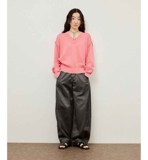 ADAM ET ROPE'「Iストラップラインストーンサンダル」|サンダル|