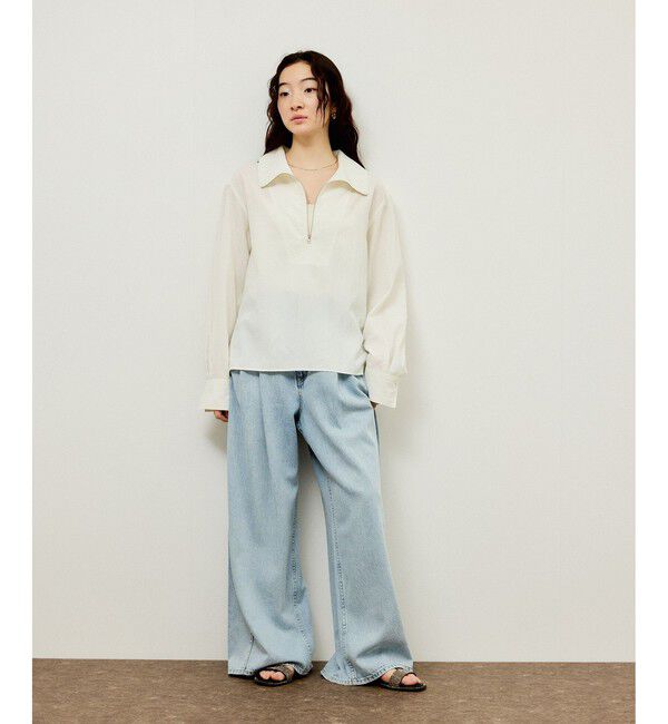 ADAM ET ROPE'「Iストラップラインストーンサンダル」|サンダル|