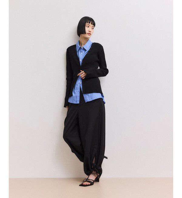 ADAM ET ROPE'「【WEB限定】2WAYリブカーディガン」|カーディガン|