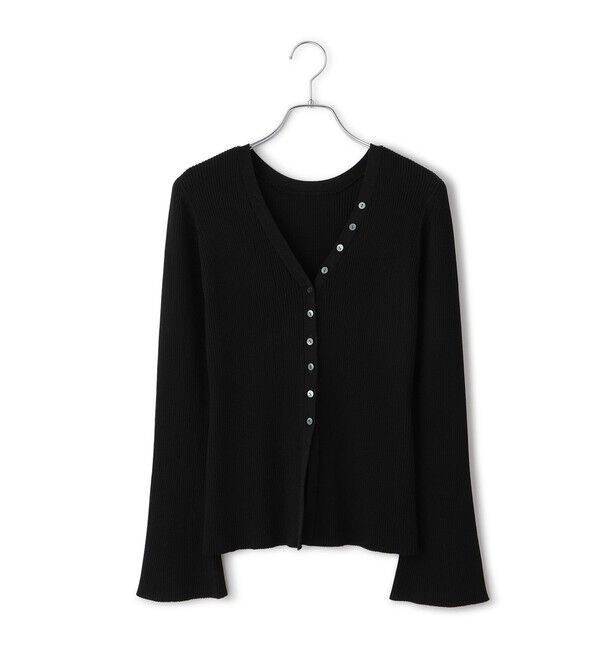 ADAM ET ROPE'「【WEB限定】2WAYリブカーディガン」|カーディガン|