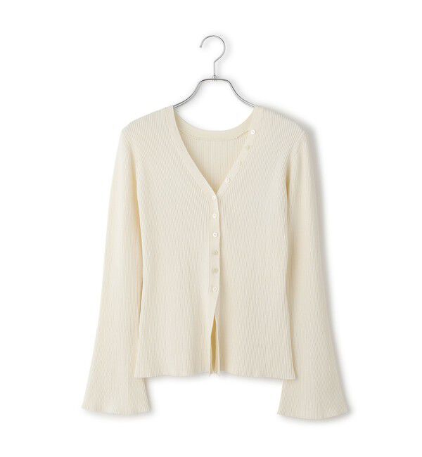 ADAM ET ROPE'「【WEB限定】2WAYリブカーディガン」|カーディガン|