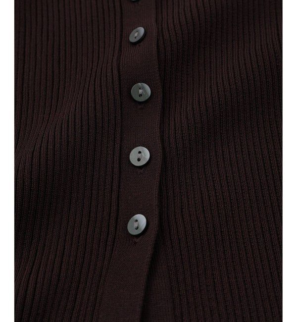 ADAM ET ROPE'「【WEB限定】2WAYリブカーディガン」|カーディガン|