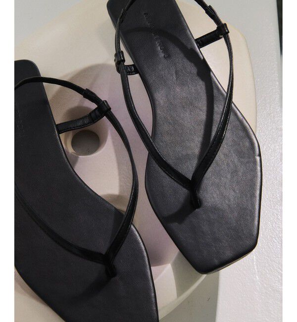 ADAM ET ROPE'「ストラップフラットサンダル」|サンダル|