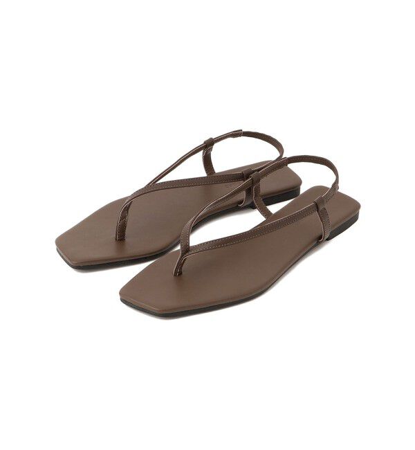 ADAM ET ROPE'「ストラップフラットサンダル」|サンダル|