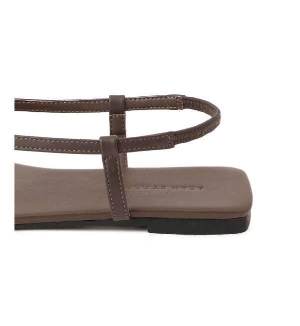 ADAM ET ROPE'「ストラップフラットサンダル」|サンダル|