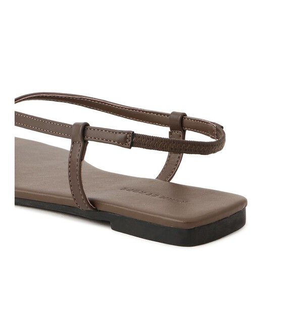 ADAM ET ROPE'「ストラップフラットサンダル」|サンダル|