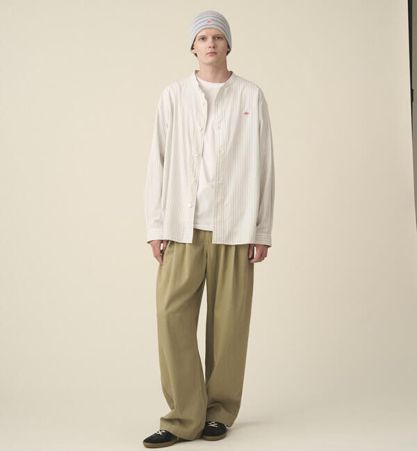DANTON「DANTON | ルーズチノ 2タックイージーパンツ MEN」|チノ|BEIGE