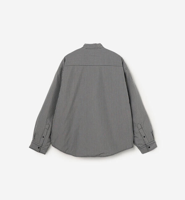 DANTON「DANTON | タイプライター 中綿シャツジャケット CHECK WOMEN」|ダウン|