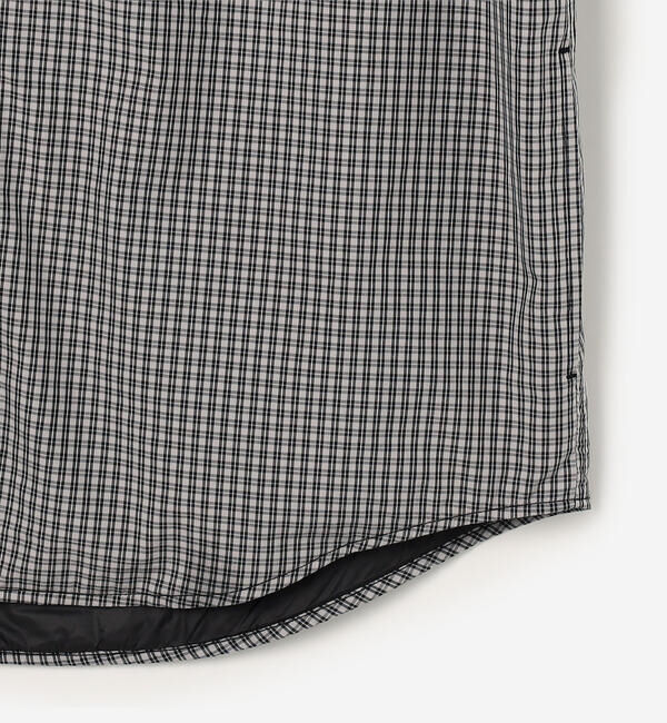 DANTON「DANTON | タイプライター 中綿シャツジャケット CHECK WOMEN」|ダウン|