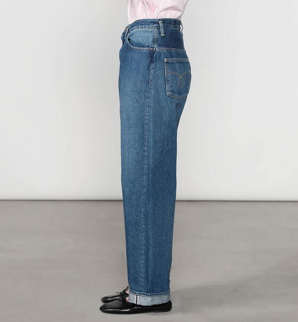  「orSlow | HIGH WAIST SELVEDGE DENIM PANTS USED WOMEN」|デニム|
