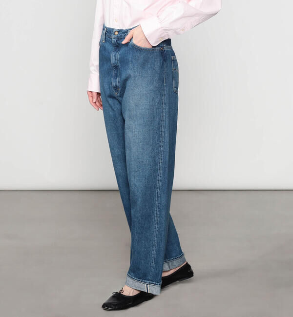  「orSlow | HIGH WAIST SELVEDGE DENIM PANTS USED WOMEN」|デニム|
