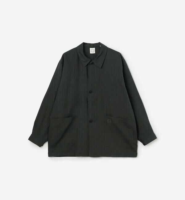 ORCIVAL「ORCIVAL | リネン カバーオールシャツ MEN」|シャツ・ブラウス|CHARCOAL