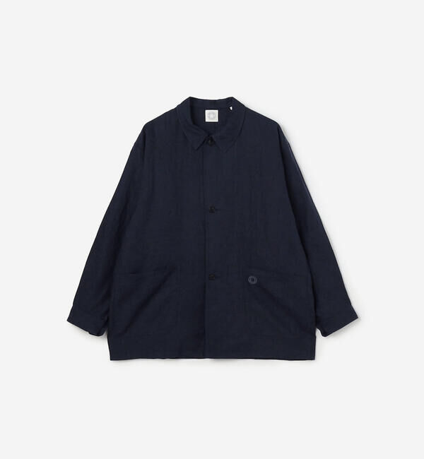 ORCIVAL「ORCIVAL | リネン カバーオールシャツ MEN」|シャツ・ブラウス|NAVY
