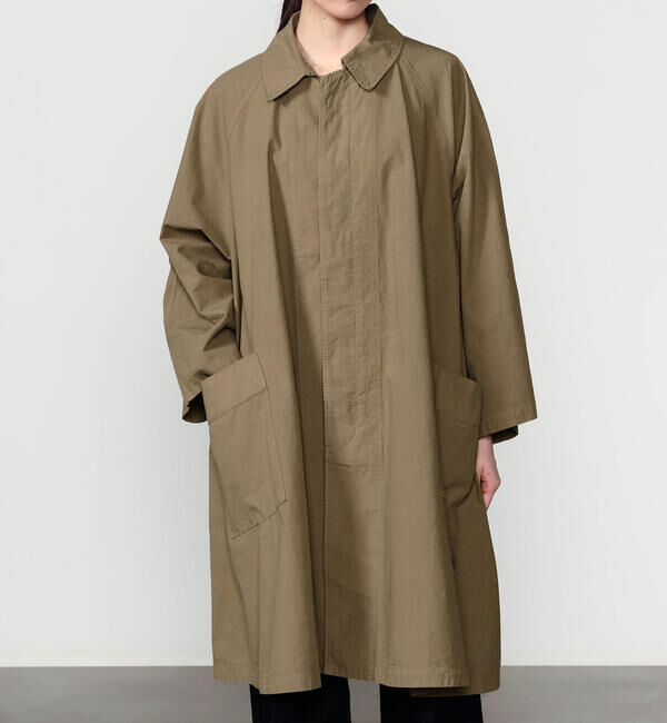 ORCIVAL「ORCIVAL | ガーメントダイ コットン Aライン ラグランコート WOMEN」|ダッフルコート|