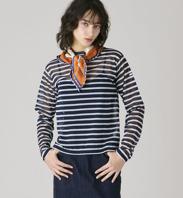 ORCIVAL「ORCIVAL | シースルー ボートネック長袖カットソー WOMEN」|Tシャツ・カットソー|