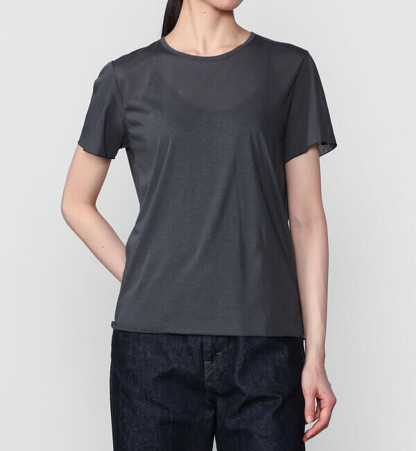  「GOOD PEOPLE GOOD STITCHING GOOD PRODUCT | クルーネック ショートスリーブTシャツ WOMEN」|Tシャツ・カットソー|CHARCOAL