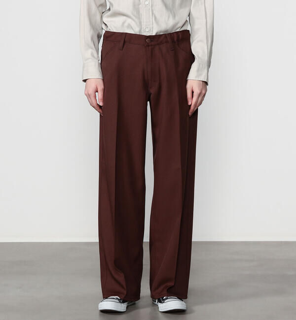  「Wrangler | 〈別注〉 WRANCHER ワイドスラックス BROWN MEN」|チノ|