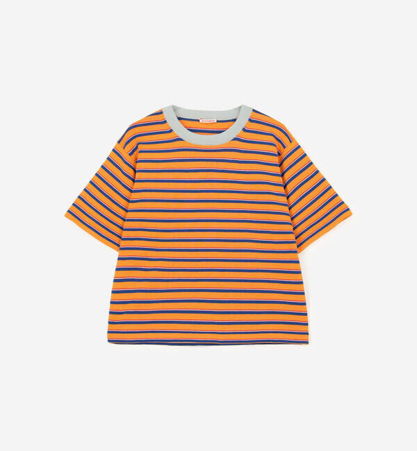  「RYE TENDER | 〈別注〉半袖クルーネックニット WOMEN」|ニット・セーター|ORANGE系1