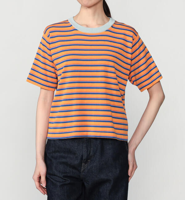  「RYE TENDER | 〈別注〉半袖クルーネックニット WOMEN」|ニット・セーター|