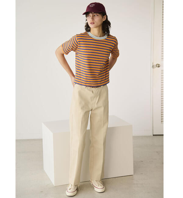  「RYE TENDER | 〈別注〉半袖クルーネックニット WOMEN」|ニット・セーター|