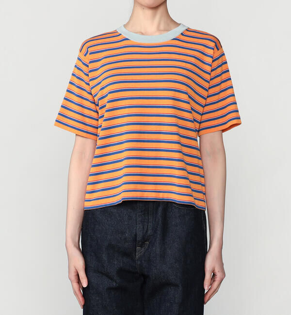  「RYE TENDER | 〈別注〉半袖クルーネックニット WOMEN」|ニット・セーター|