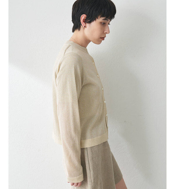  「ラメカーディガン」|ニット・セーター|