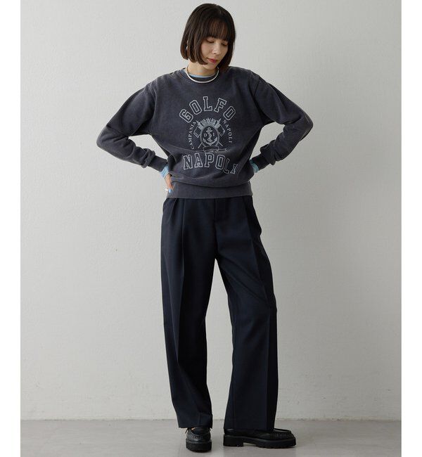  「ハイウエストタックパンツ」|チノ|