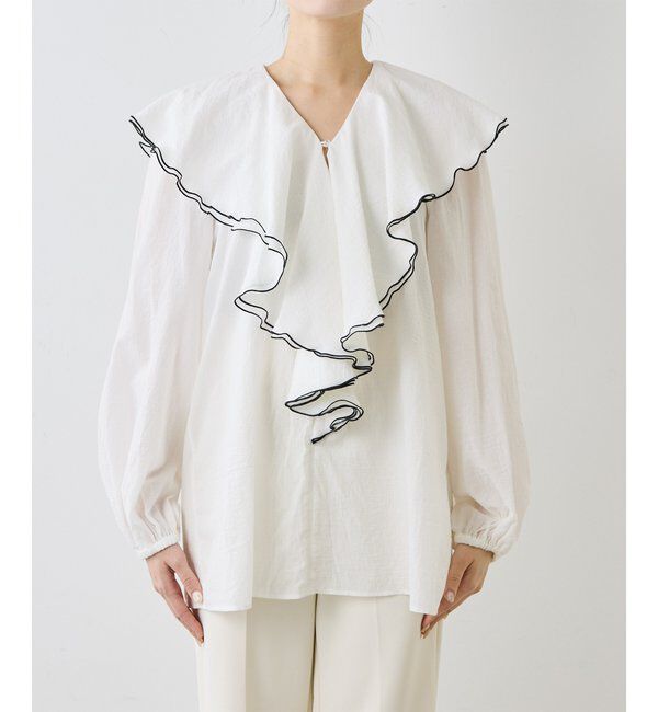  「ローンフリルブラウス」|シャツ・ブラウス|