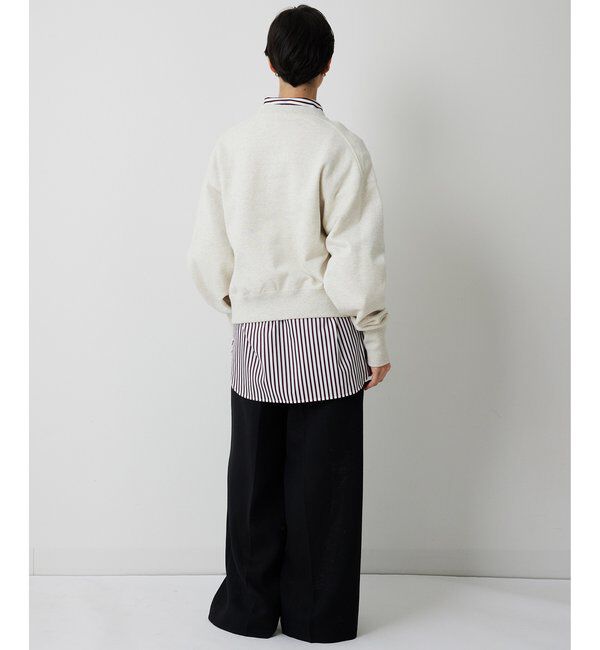  「リネンライクワイドパンツ」|チノ|