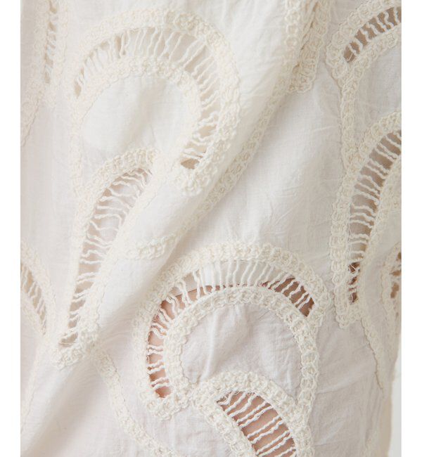  「【WEB限定】エンブロイダリーパンツ」|チノ|