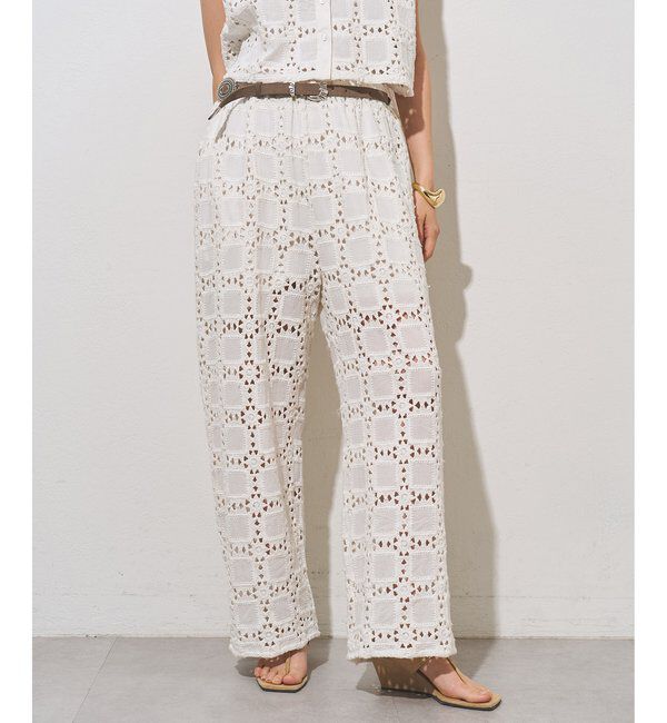  「クロシェライクパンツ」|チノ|