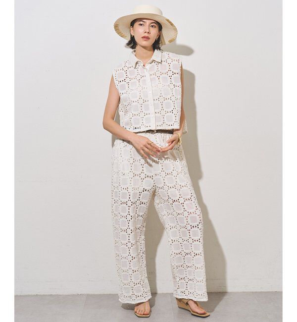  「クロシェライクパンツ」|チノ|