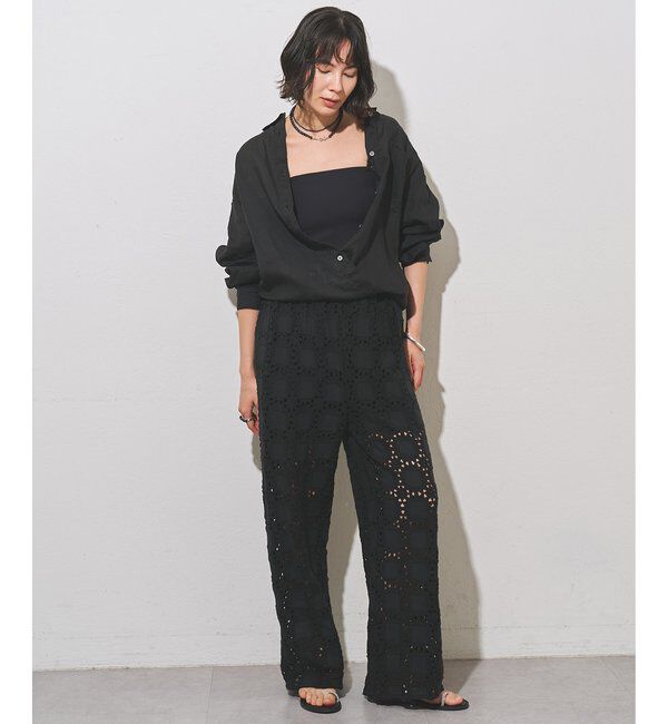  「クロシェライクパンツ」|チノ|