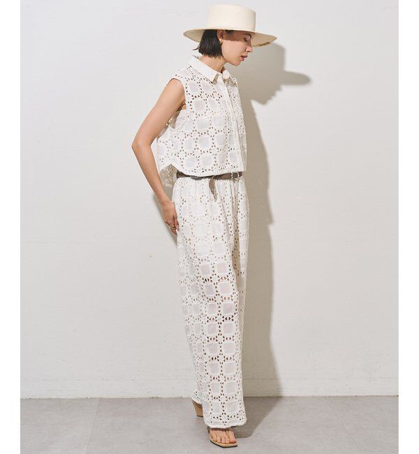  「クロシェライクブラウス」|シャツ・ブラウス|