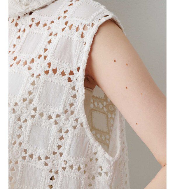  「クロシェライクブラウス」|シャツ・ブラウス|