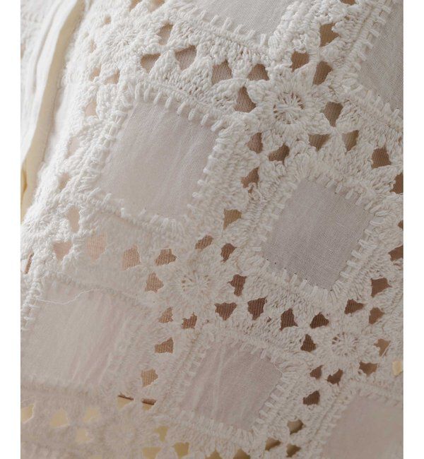  「クロシェライクブラウス」|シャツ・ブラウス|