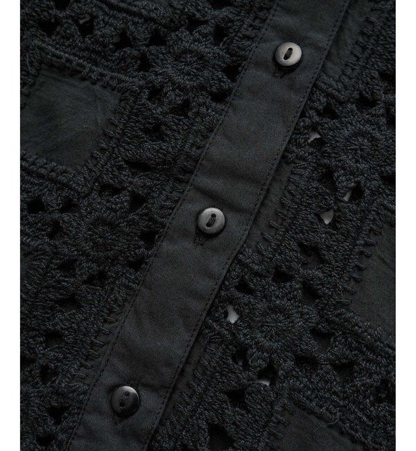  「クロシェライクブラウス」|シャツ・ブラウス|