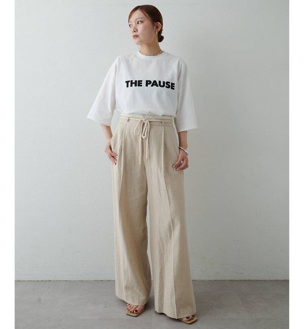 THE PAUSE「【THE PAUSE】THE PAUSE ビッグTEE」|Tシャツ・カットソー|